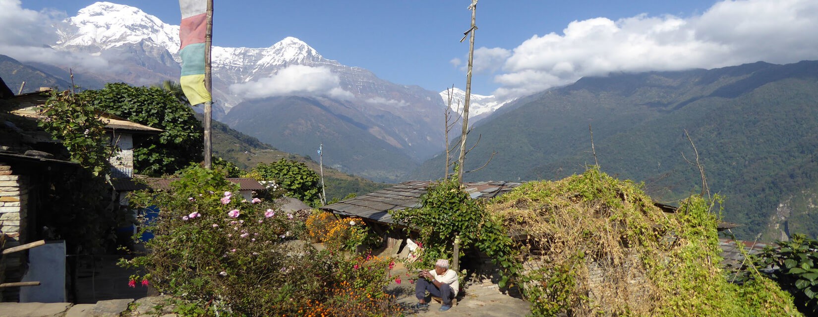 Himalaya view from Ghandruk